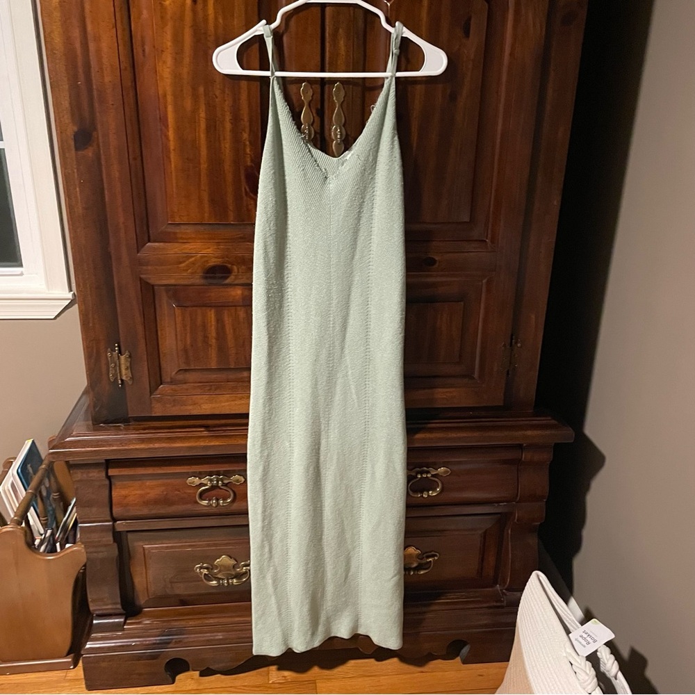 Freshman Light Green Maxi Dress